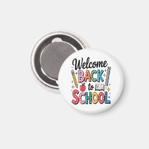 Aimant Bienvenue au retour à l'école