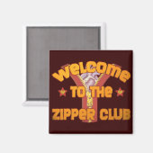 Aimant Bienvenue au Zipper Club (Recto/Verso)