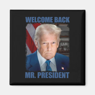 Aimant Bienvenue Ck M le président Donald Trump Inaugurat