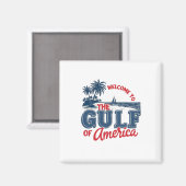 Aimant Bienvenue dans le Golfe d'Amérique Immigrant Mexic (Recto/Verso)