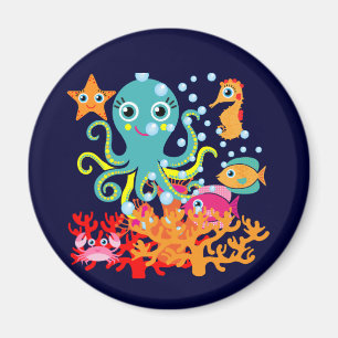 Aimant Bienvenue dans l'océan