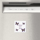 Aimant Bienvenue dans notre maison de location Bienvenue (In Situ (Lave-vaisselle))