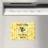 Aimant bienvenue dans notre ruche (In Situ (Lave-vaisselle))