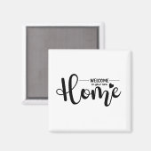 Aimant Bienvenue dans votre nouvel agent immobilier (Recto/Verso)