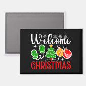Aimant Bienvenue Noël (Recto/Verso)