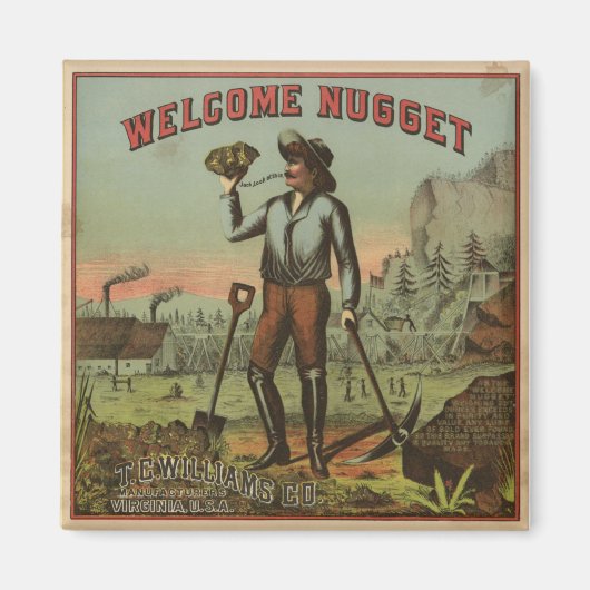 Aimant Bienvenue Nugget-1904 (Devant)