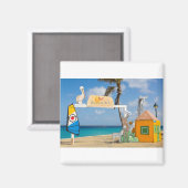 Aimant Bienvenue point photo en mer à Bonaire.JPG (Recto/Verso)