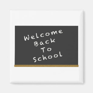 Aimant Bienvenue Retour à l'aimant scolaire