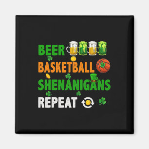 Aimant Bière Bysketbyll Shenanigans répéter St. Patrick's