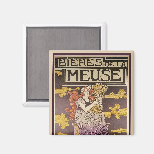 Aimant Bière de la Meuse par Marc Auguste Bastard (Recto/Verso)