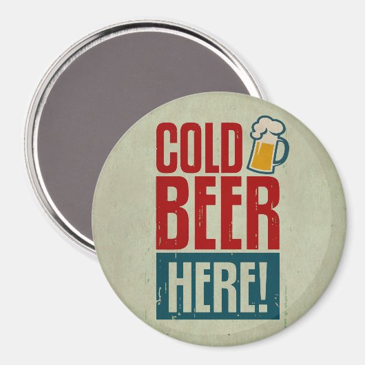 Aimant Bière froide (Recto/Verso)
