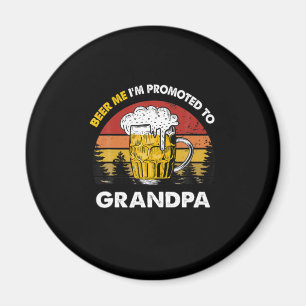 Aimant Bière pour moi, je suis promu pour l'anniversaire