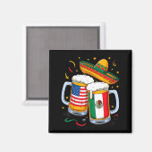 Aimant Bière Usa mexique cinq de mayo  (Recto/Verso)