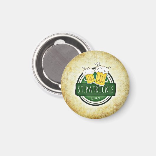 Aimant Bières du jour Saint Patrick (Recto/Verso)