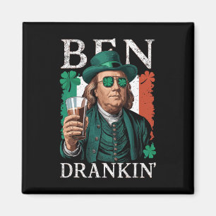 Aimant Bières irlandaises Ben Drankin - St Pattys Hommes