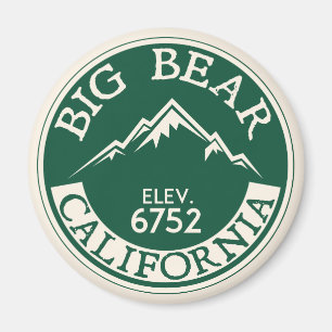 Aimant Big Bear California Skiing Lake