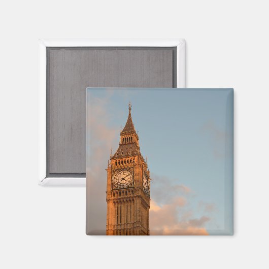 Aimant Big Ben à Londres (Recto/Verso)