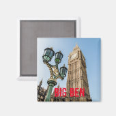 Aimant Big Ben à Westminster Londres cadeau (Recto/Verso)