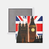 Aimant Big Ben, Londres, Angleterre (Recto/Verso)