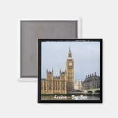 Aimant Big Ben, Londres, Angleterre (Fridge Magnet) (Recto/Verso)