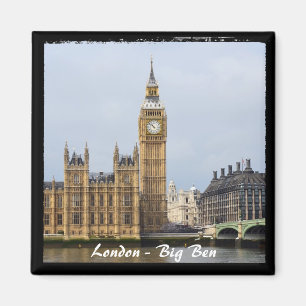 Aimant Big Ben, Londres, Angleterre (Fridge Magnet)