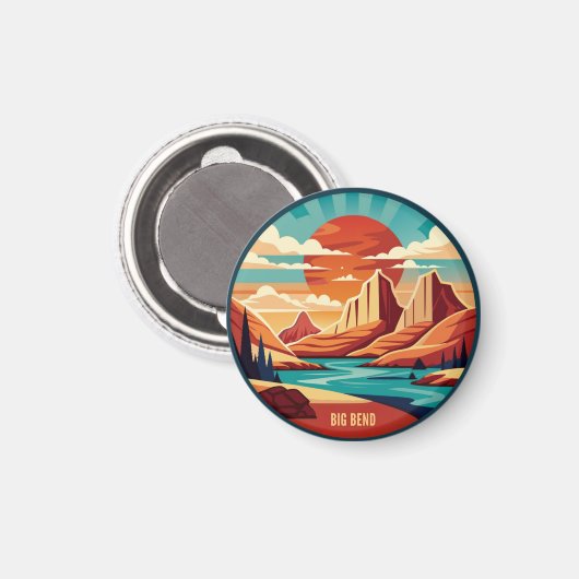 Aimant Big Bend National Park Texas (Recto/Verso)