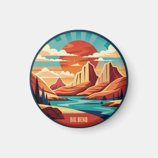 Aimant Big Bend National Park Texas (Devant)