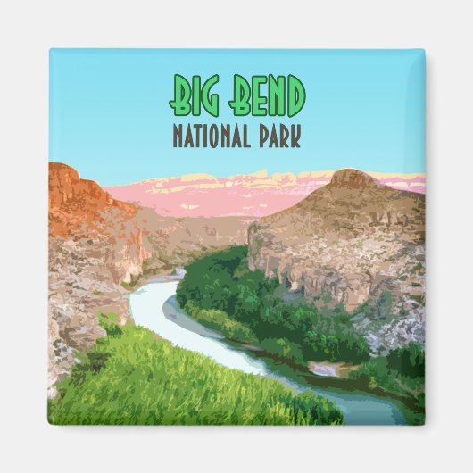 Aimant Big Bend National Park Texas (Devant)