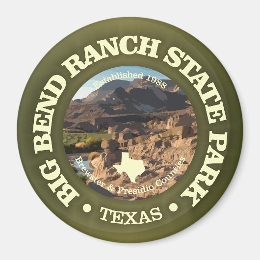 Aimant Big Bend Ranch SP (Devant)