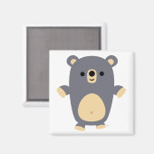 Aimant Big Blue Cartoon Bear (Recto/Verso)