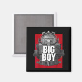 Aimant Big Boy 4014 Clic Steam Engine Retro Locomotive Ra (Recto/Verso)