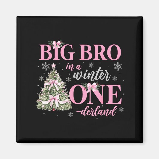 Aimant Big Bro In A Winter Onederland Birthday Girl Chris (Devant)