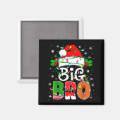 Aimant Big Bro Santa New Sibling Brother Announcement Xma (Recto/Verso)