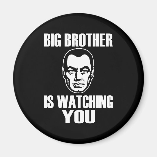 Aimant Big Brother vous regarde (Devant)