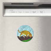 Aimant Big Cat Art Jaguar (In Situ (Lave-vaisselle))