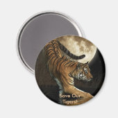Aimant BIG CAT Espèces en péril série (Recto/Verso)