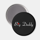 Aimant Big Daddy avec Red Heart (Recto/Verso)
