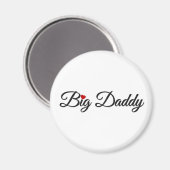Aimant Big Daddy avec Red Heart (Recto/Verso)