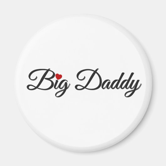 Aimant Big Daddy avec Red Heart (Devant)