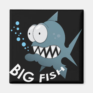 Aimant Big Fish - 2 pouces Carré magnétique 