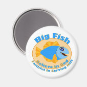 Aimant Big Fish Croyez en Dieu (Recto/Verso)