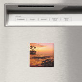 Aimant Big Island, Hawaii. Coucher du soleil, Big Island  (In Situ (Lave-vaisselle))