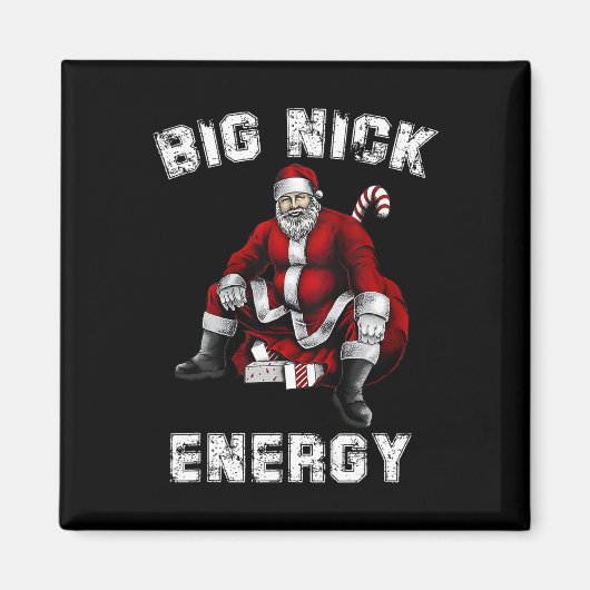 Aimant Big Nick Energy Fun Père Noël Noël (Devant)