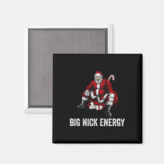 Aimant Big Nick Energy Fun Père Noël Noël 3 (Recto/Verso)