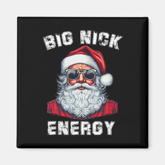 Aimant Big Nick Energy Fun Père Noël Noël 4 (Devant)