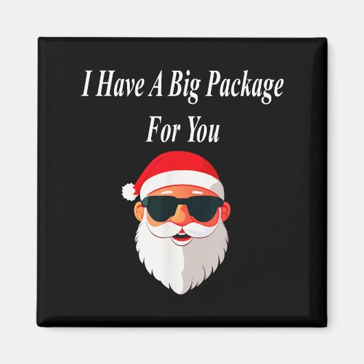 Aimant Big Package Christmas Funny Naughty Dirty Raunchy (Devant)