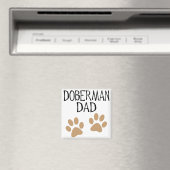 Aimant Big Paws Doberman Papa (In Situ (Lave-vaisselle))