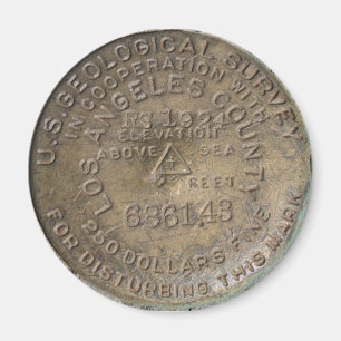 Aimant Big Pines Visitor Centre, Wrightwood CA. Référence