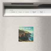 Aimant Big Sur California Bixby Bridge Travel (In Situ (Lave-vaisselle))