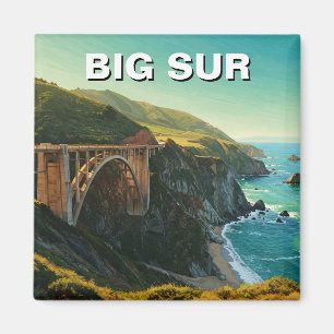 Aimant Big Sur California Bixby Bridge Travel